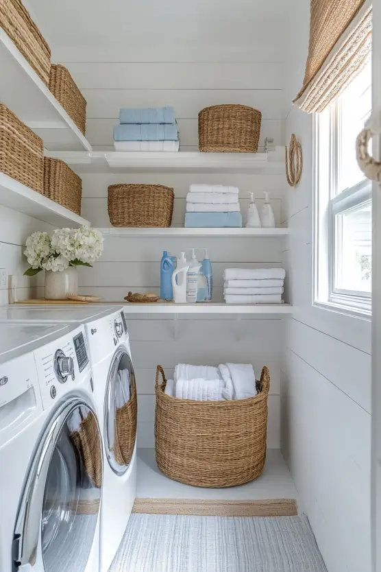 Hamptons Laundry Room Ideas