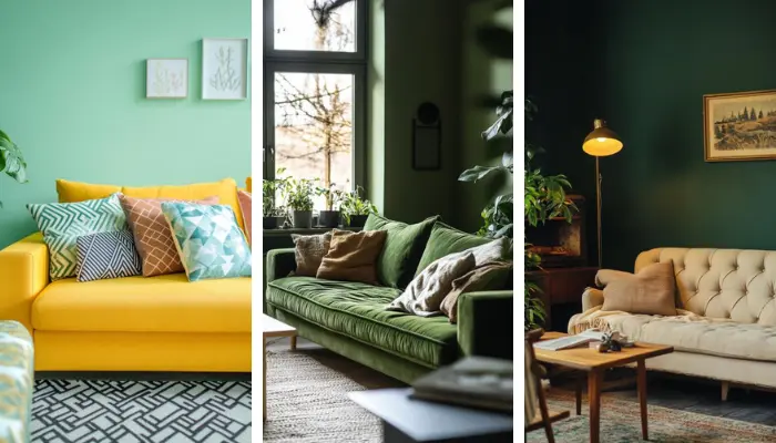 25 Green Living Room Ideas For A Fresh Look