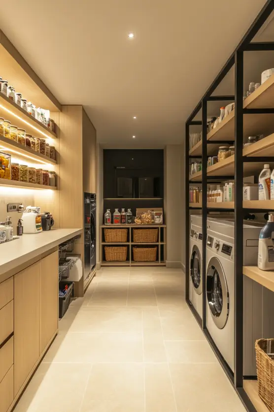 Laundry with Pantry Room Ideas