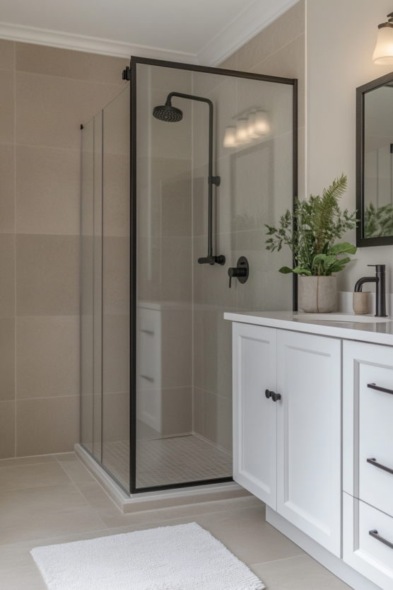 Black Framed Shower Enclosures