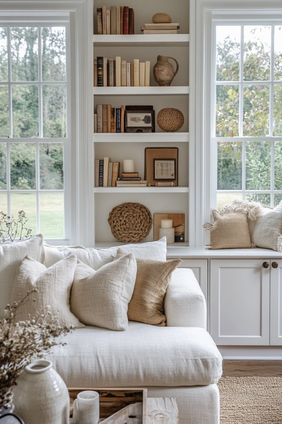 Farmhouse-Style Built-ins